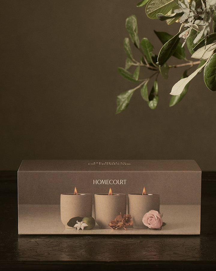 Mini Candle Set –3 Signature Votives | Homecourt