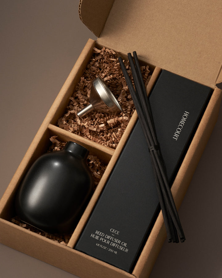 Scented Reed Diffuser Collection Home Deodorizer - Natural Reed Diffuser | Homecourt